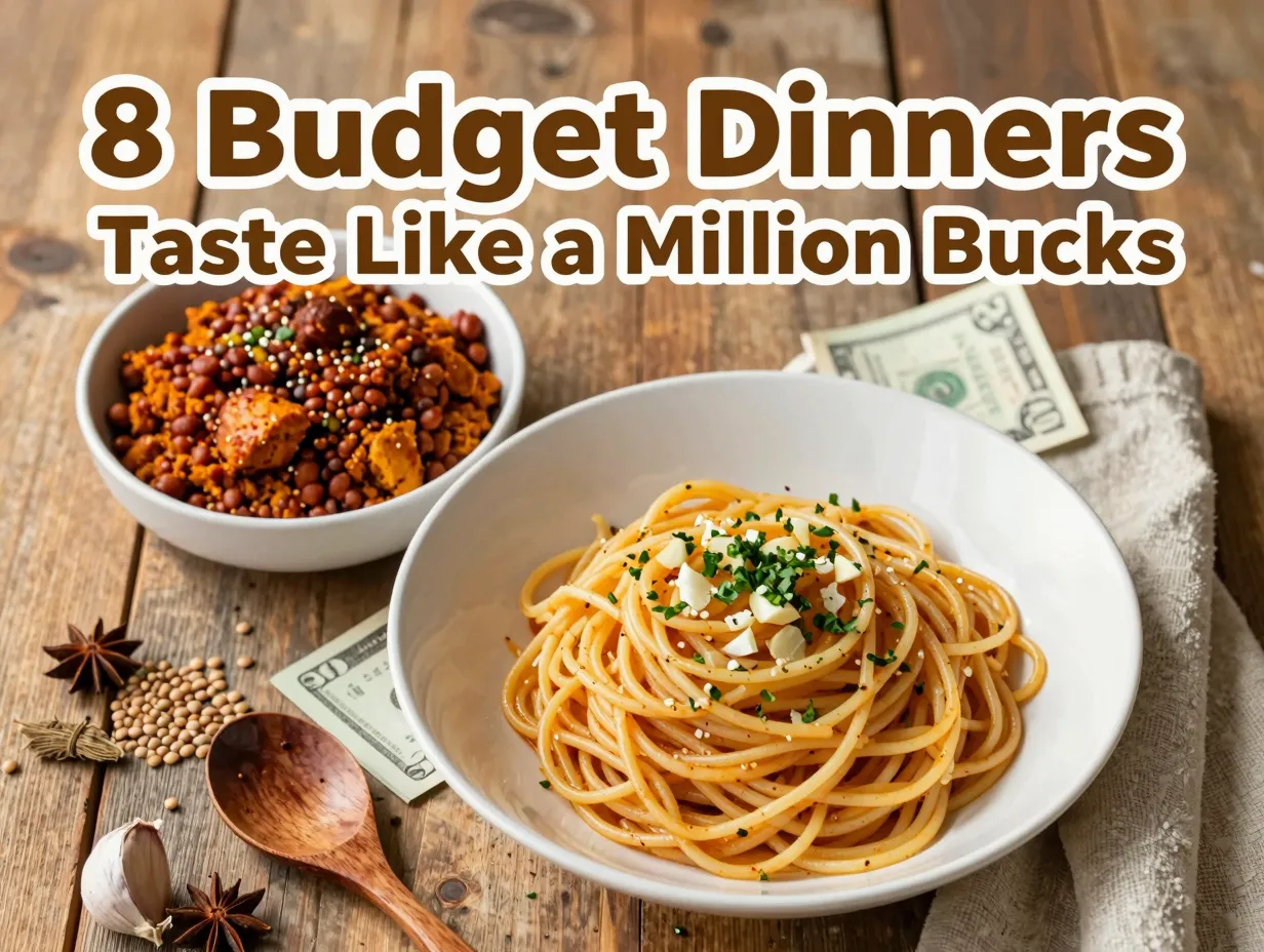 8 budget dinners taste like a million bucks