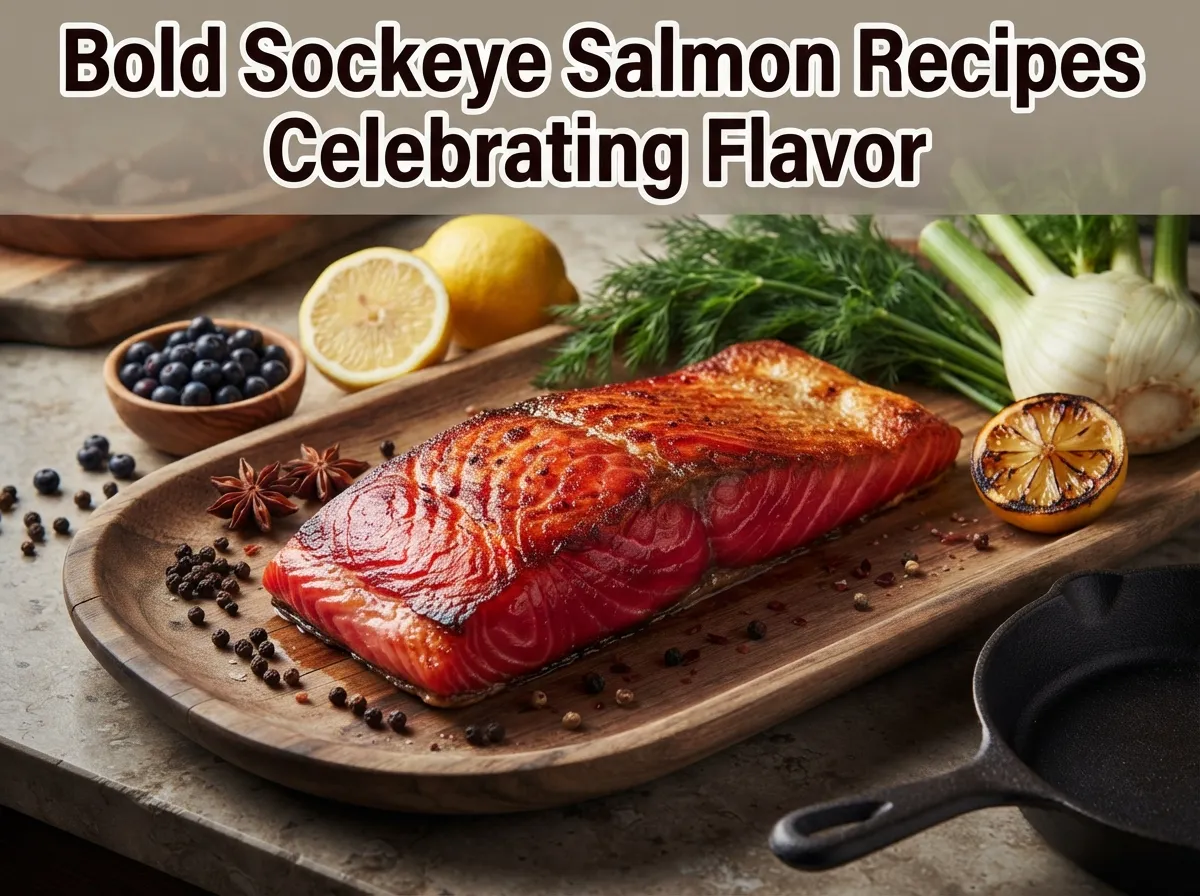 Bold sockeye salmon recipes celebrating flavor
