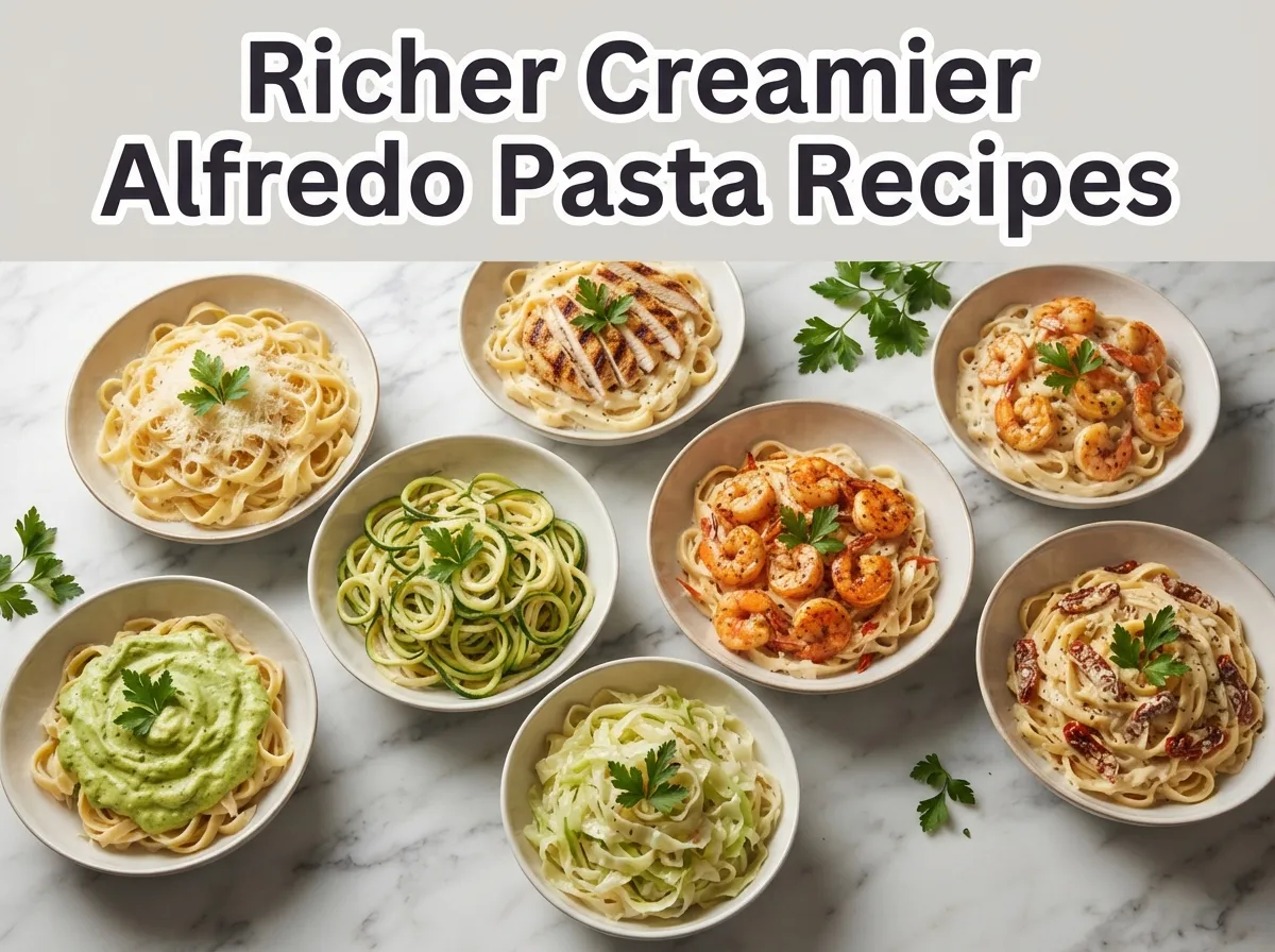 Richer creamier alfredo pasta recipes