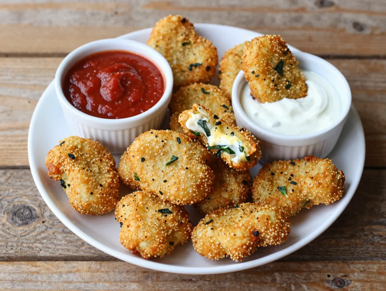Baked quinoa nuggets