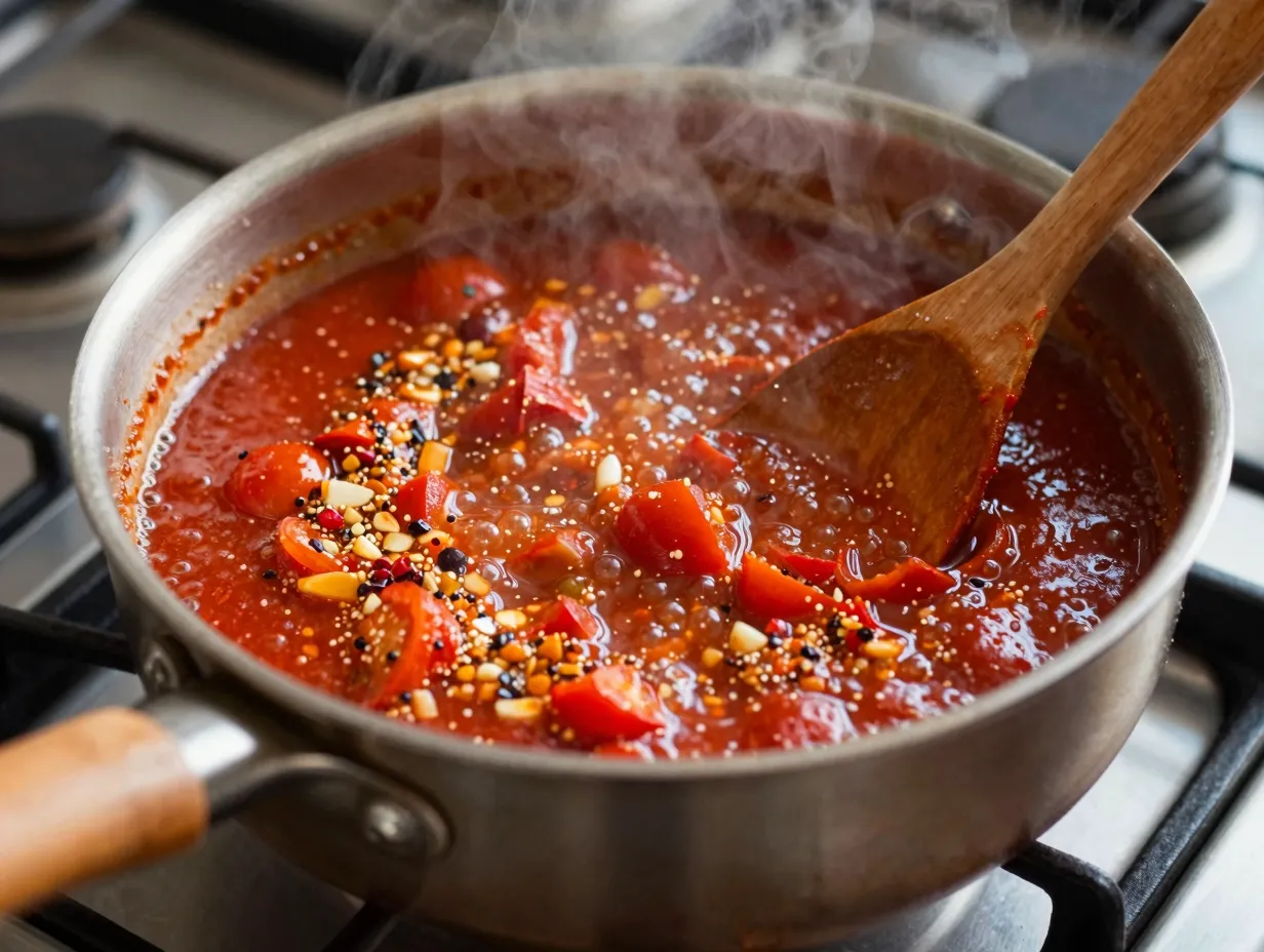 Spicy marinara dipping sauce