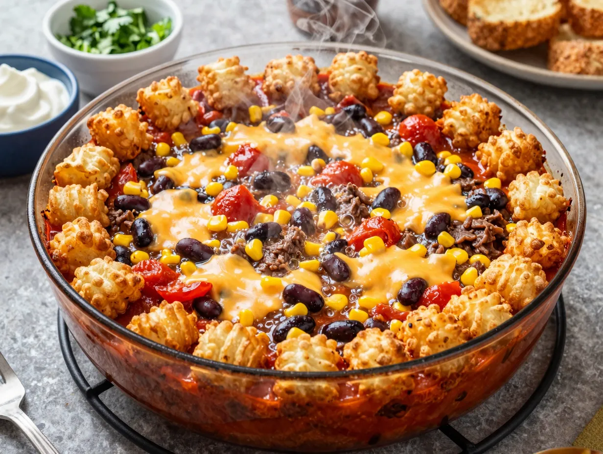 The spicy southwest beef casserole