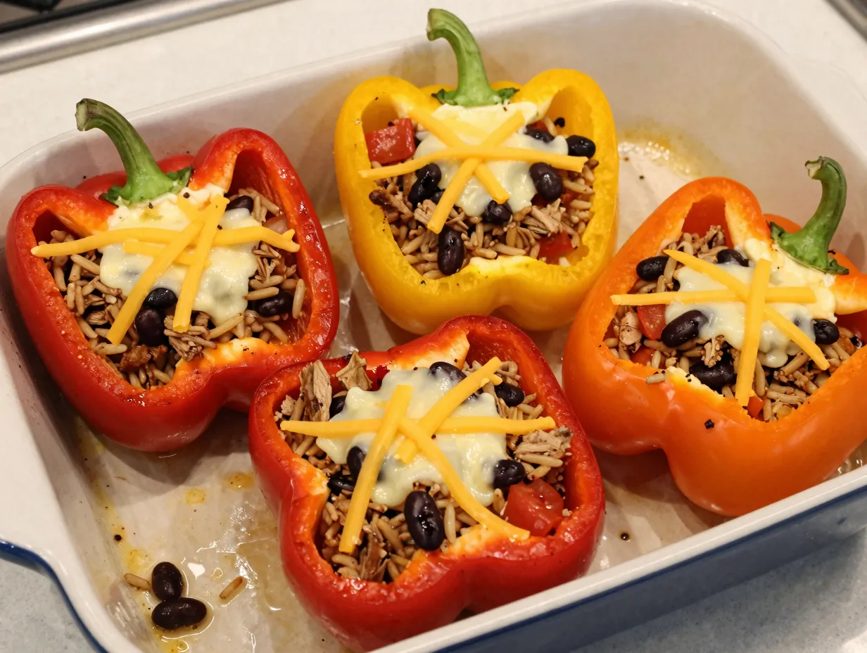Turkey stuffed peppers