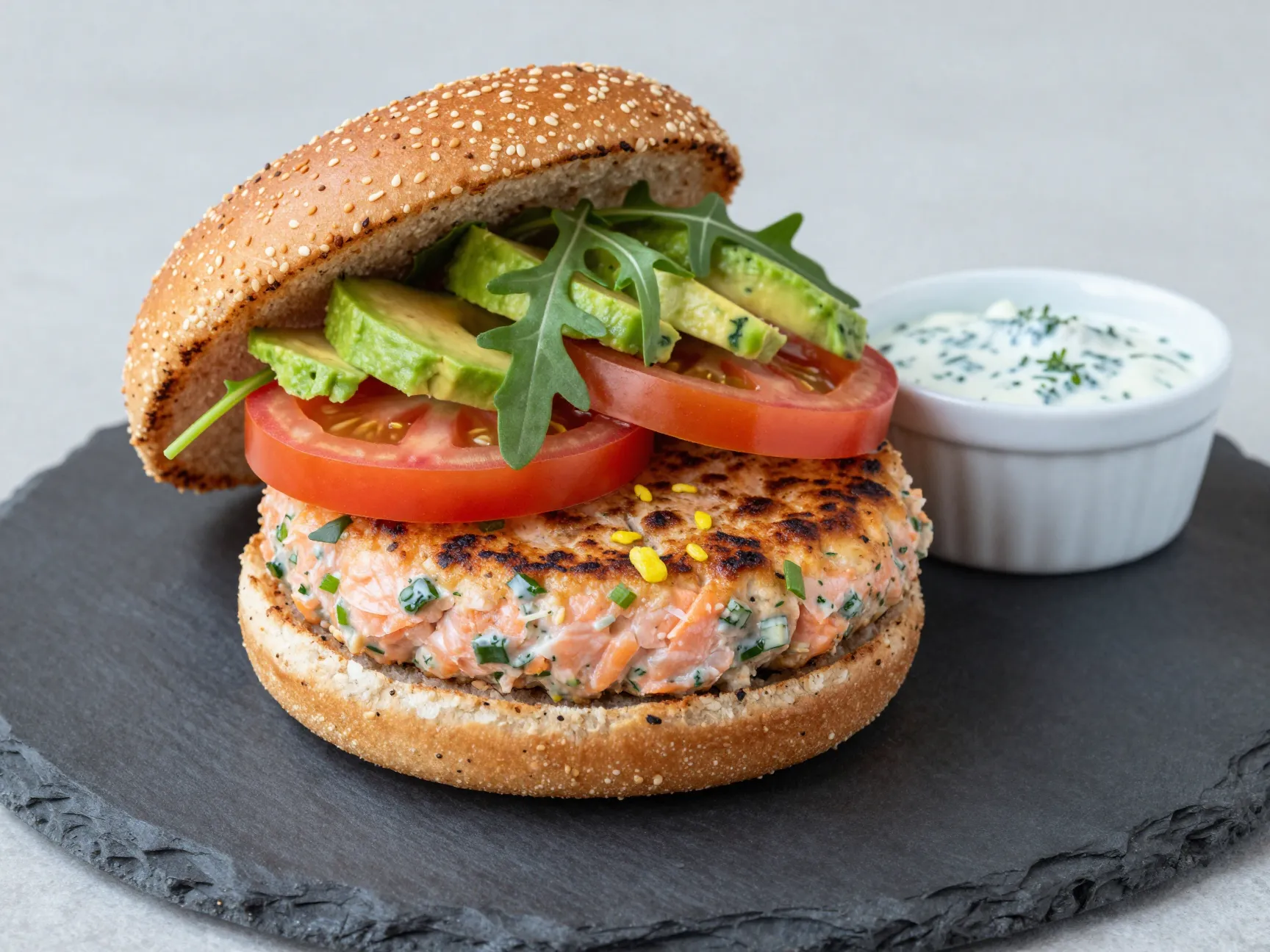 Salmon burgers