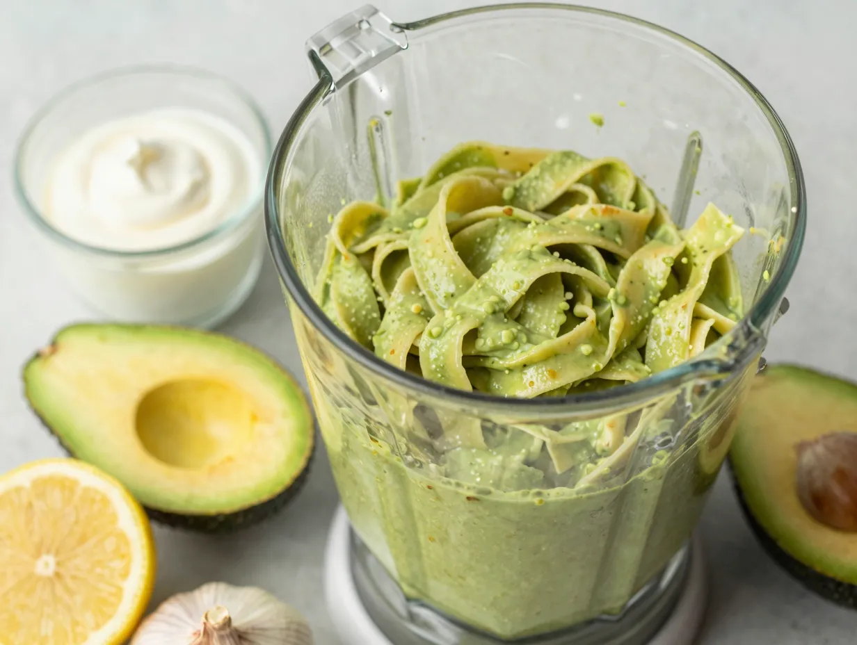 Avocado alfredo