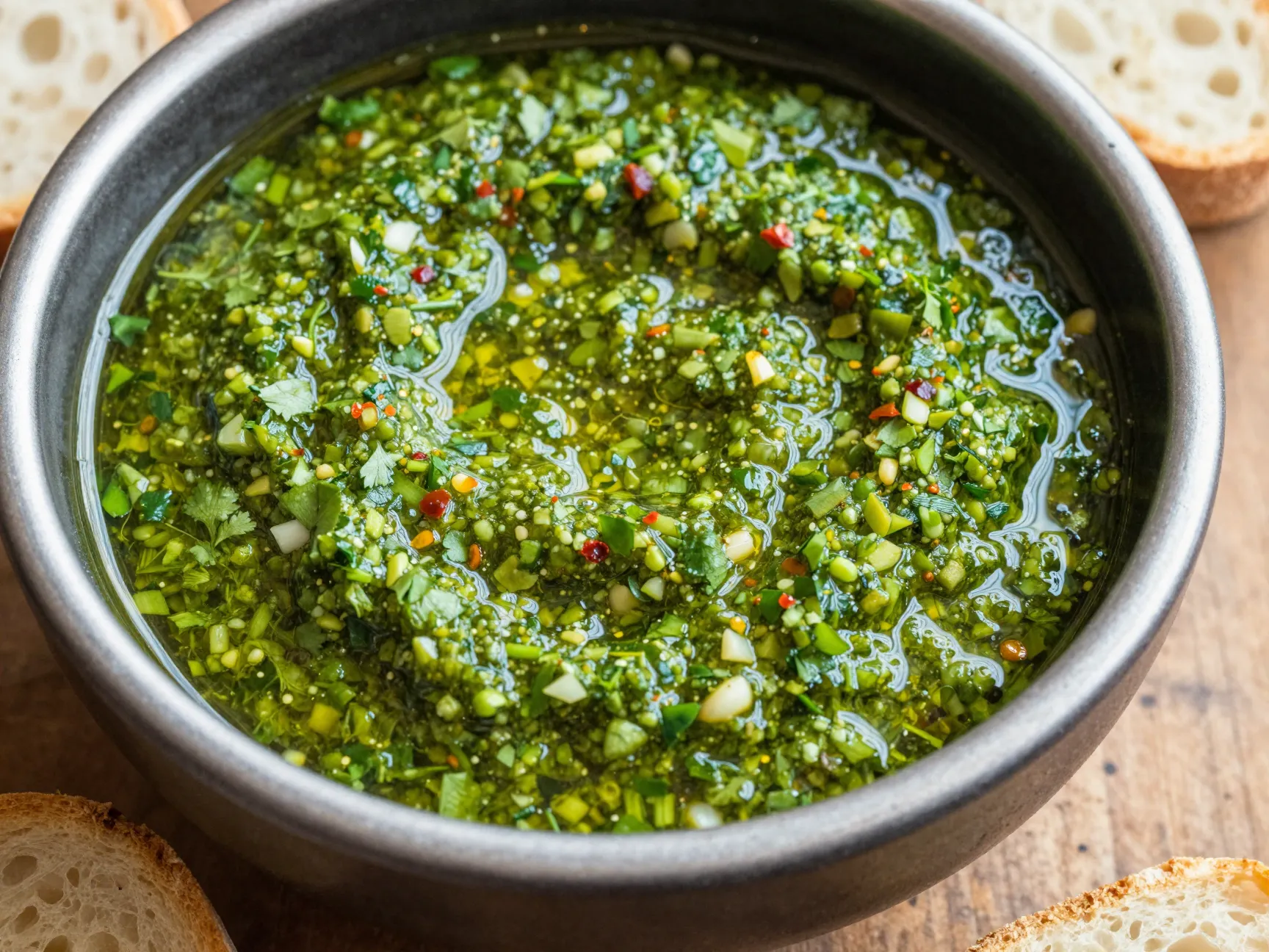 Chimichurri dipping oil