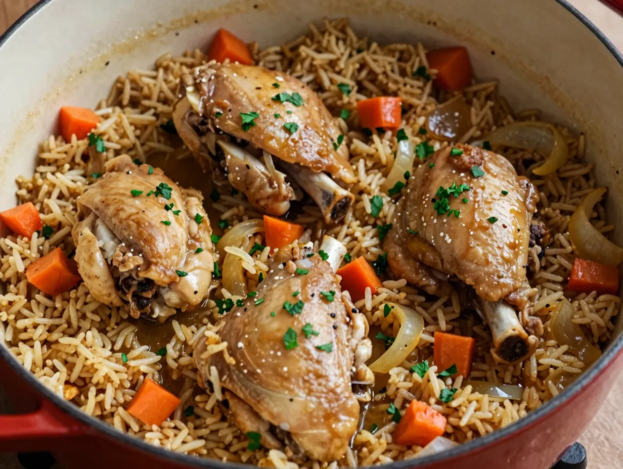 One pot chicken and rice