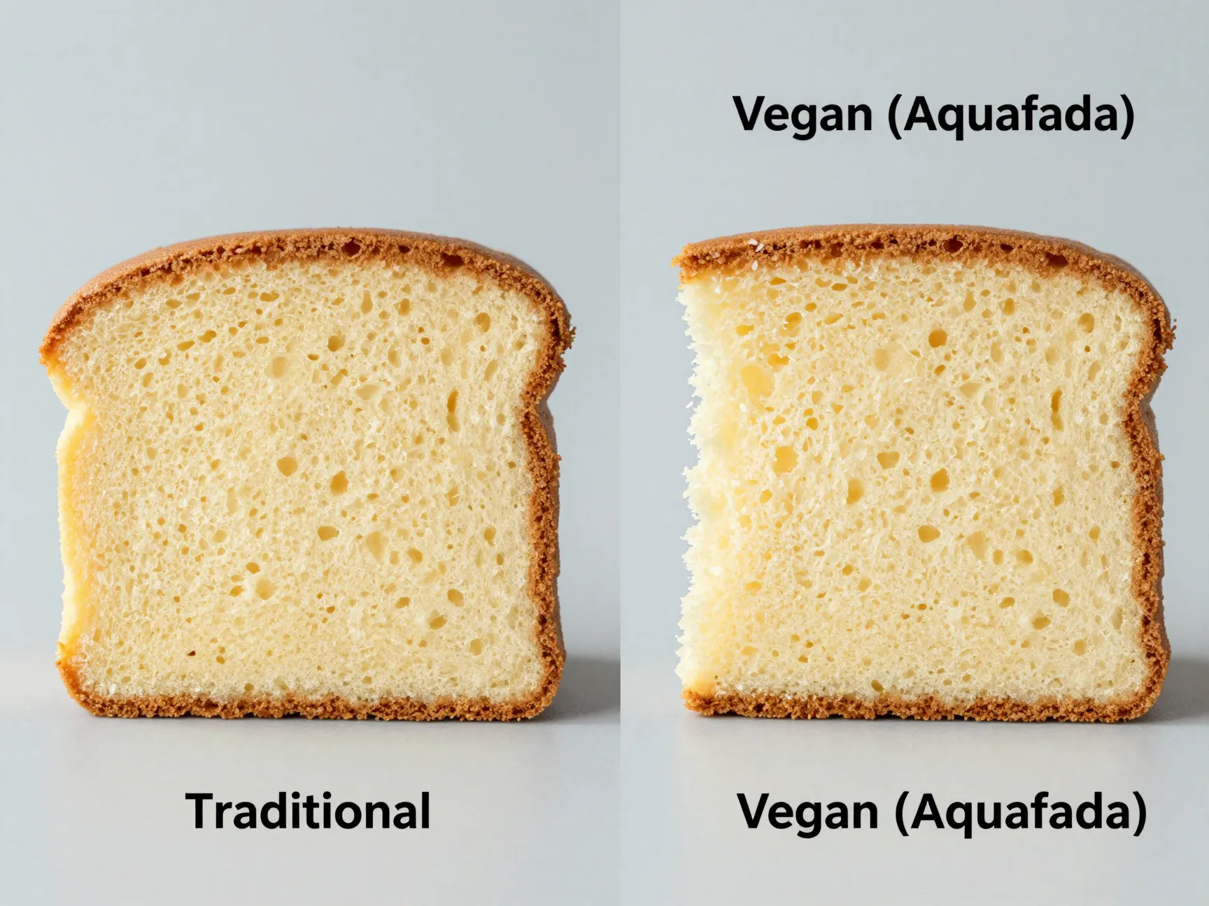 Vegan angel food cake with aquafaba