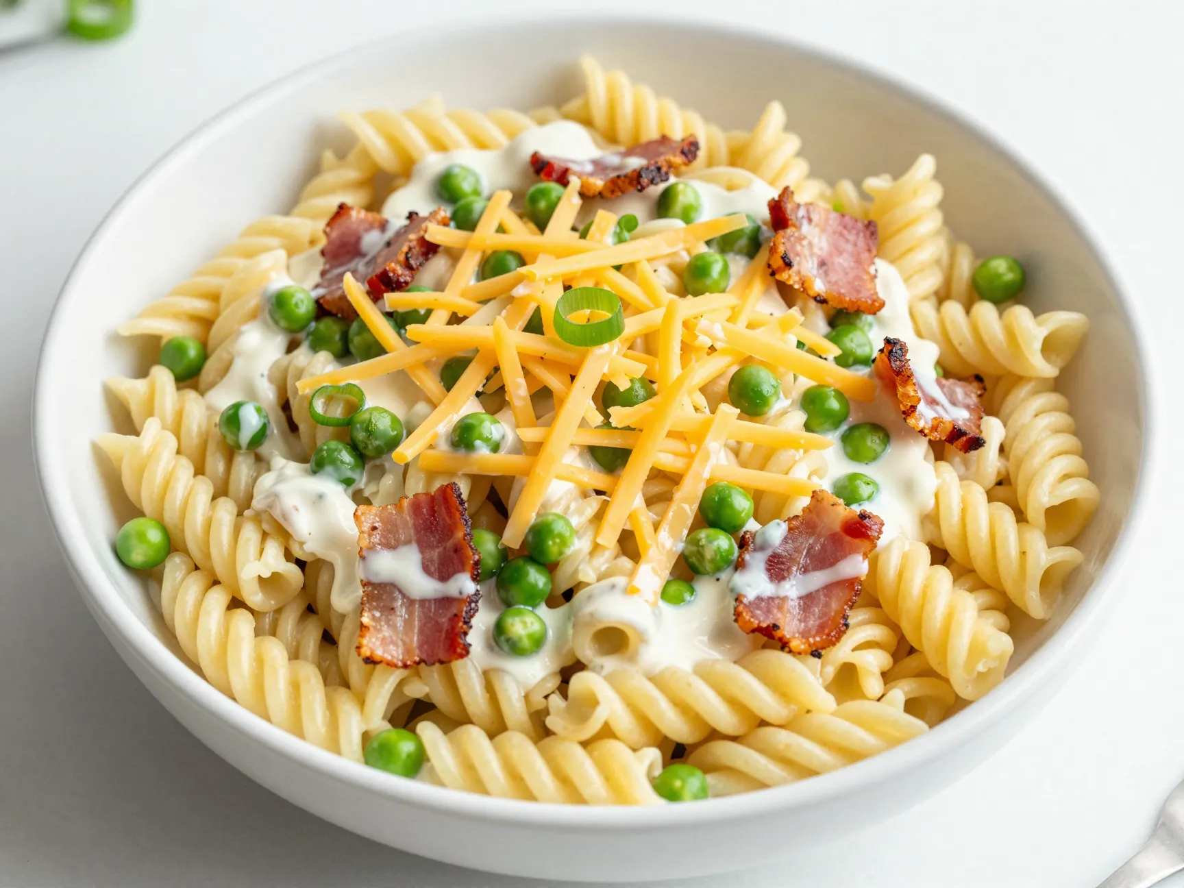 Classic bacon ranch pasta salad