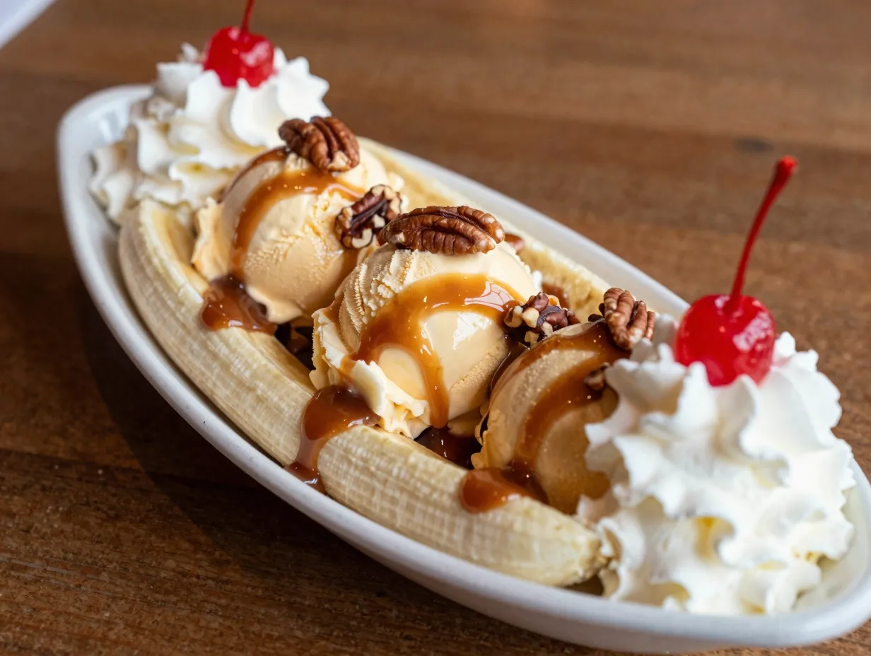 The butterscotch banana split