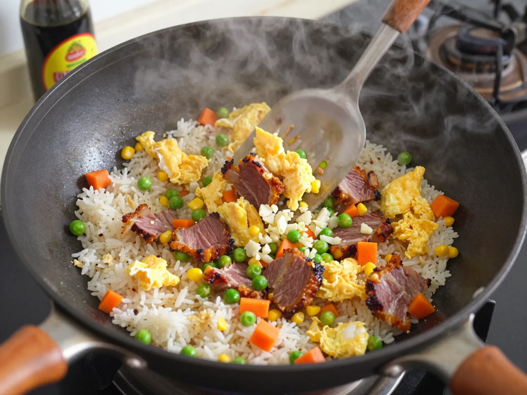 Corned beef fried rice