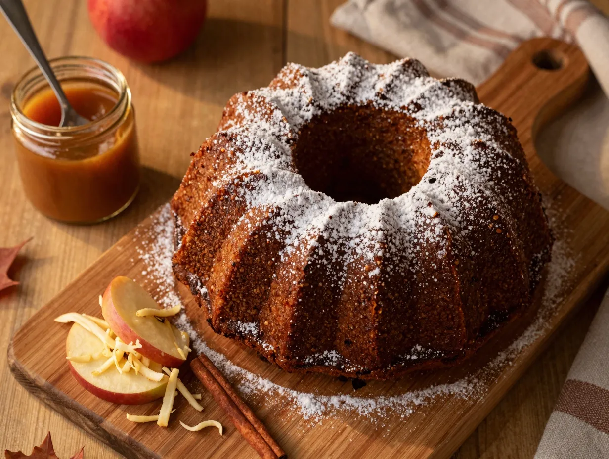 6 spiced apple bundt cake