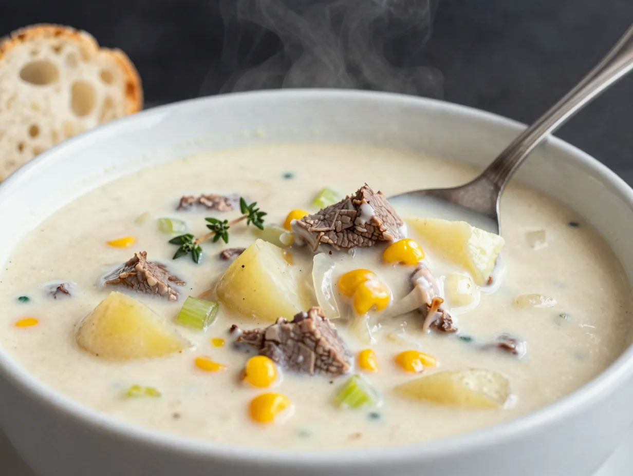 Corned beef chowder