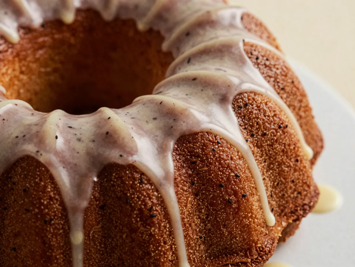 8 brown butter vanilla bundt cake