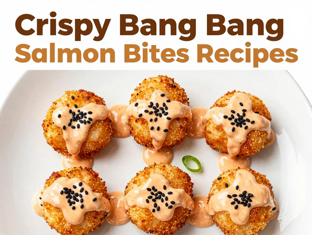 Crispy bang bang salmon bites recipes