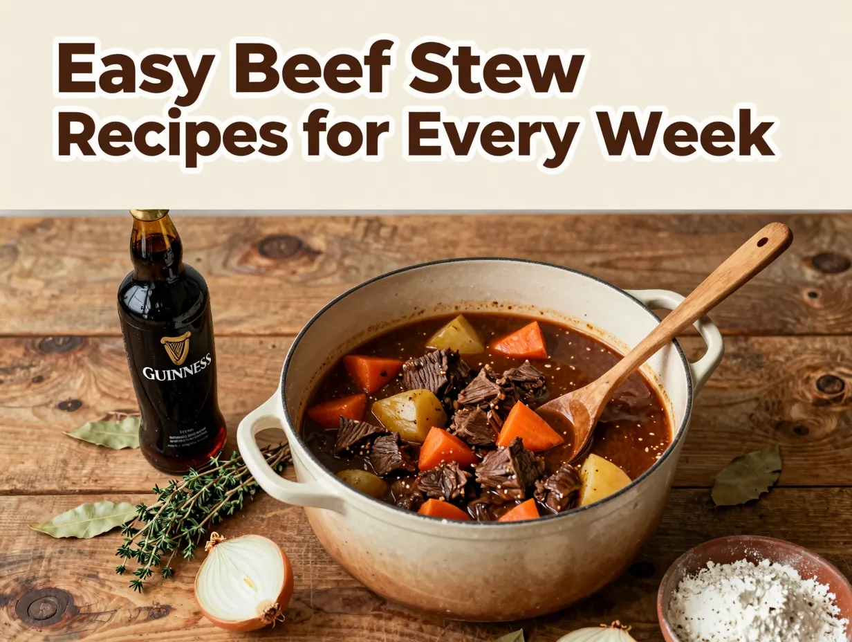 Easy beef stew recipes for every week