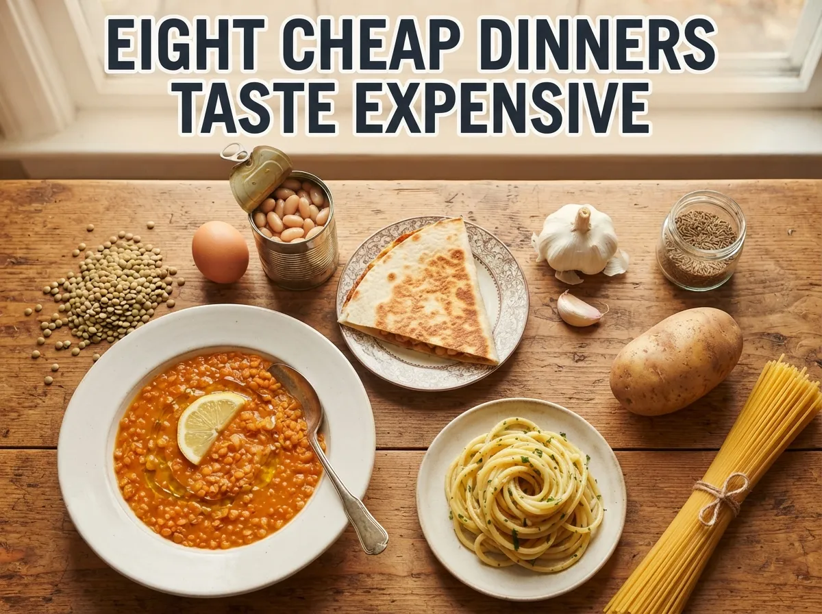 Eight cheap dinners taste expensive