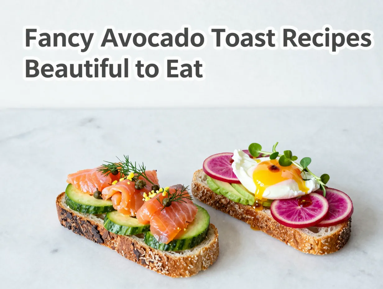 Fancy avocado toast recipes beautiful to eat