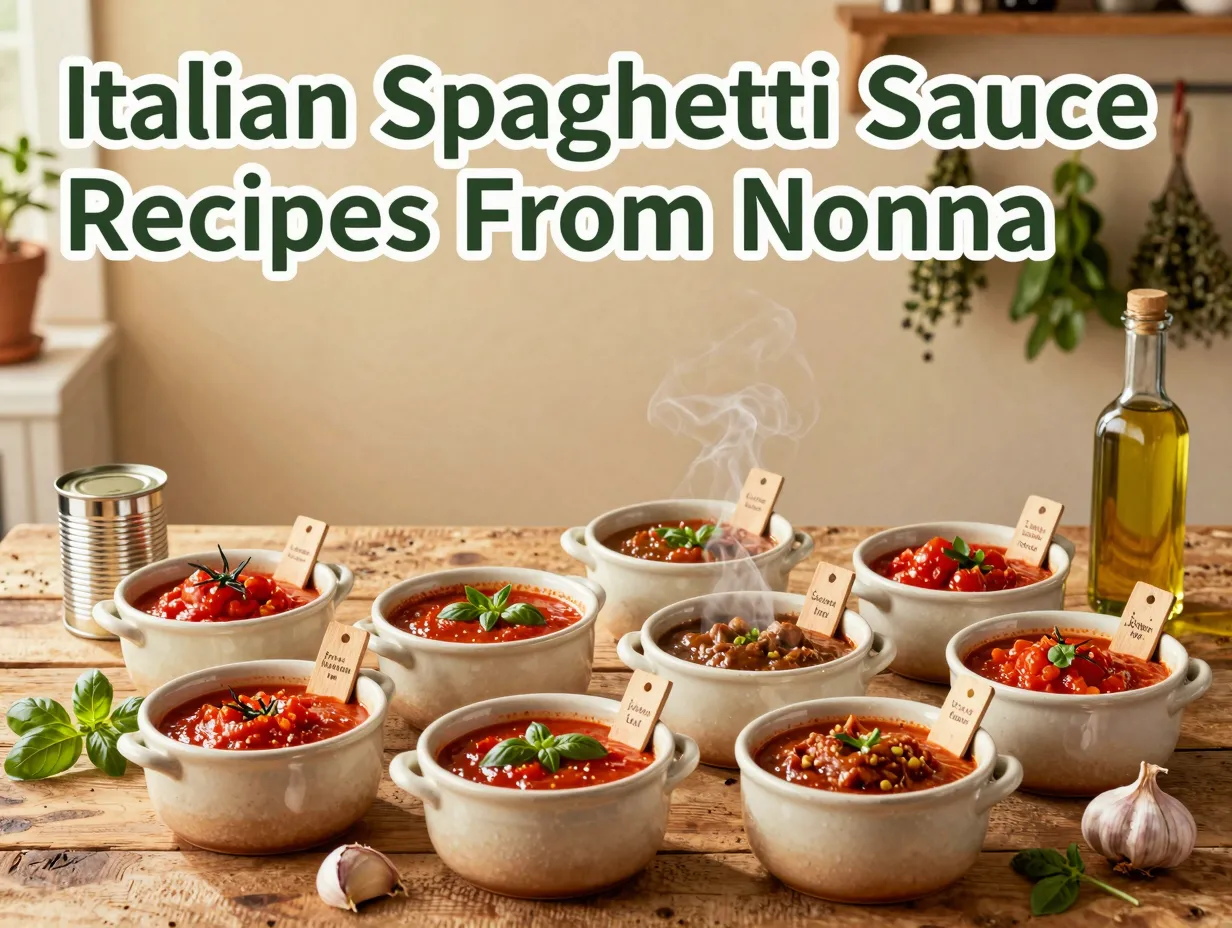Italian spaghetti sauce recipes from nonna