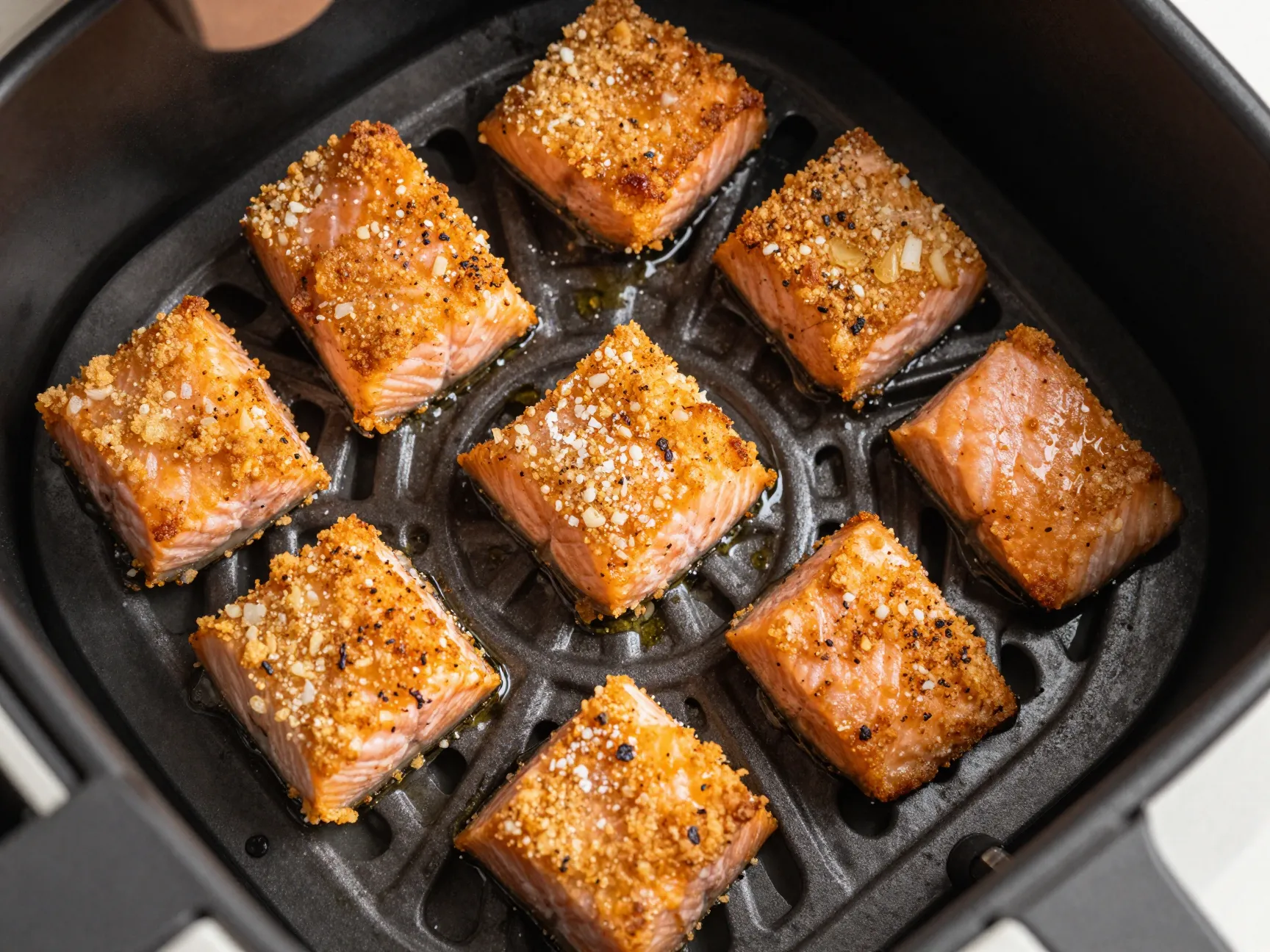 Classic air fryer bang bang salmon bites