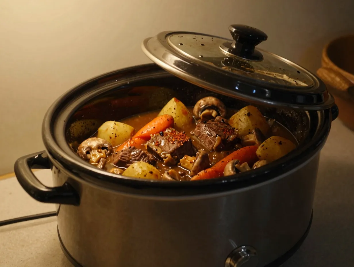 Slow cooker beef stew