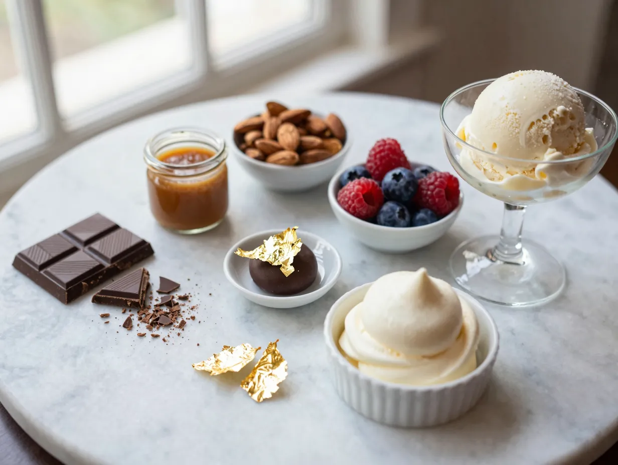 The gourmet artisan sundae bar