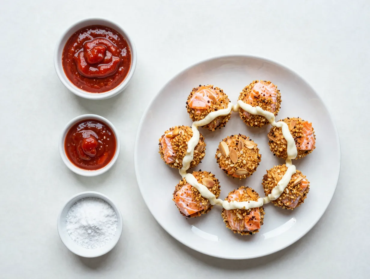 Keto friendly bang bang salmon bites