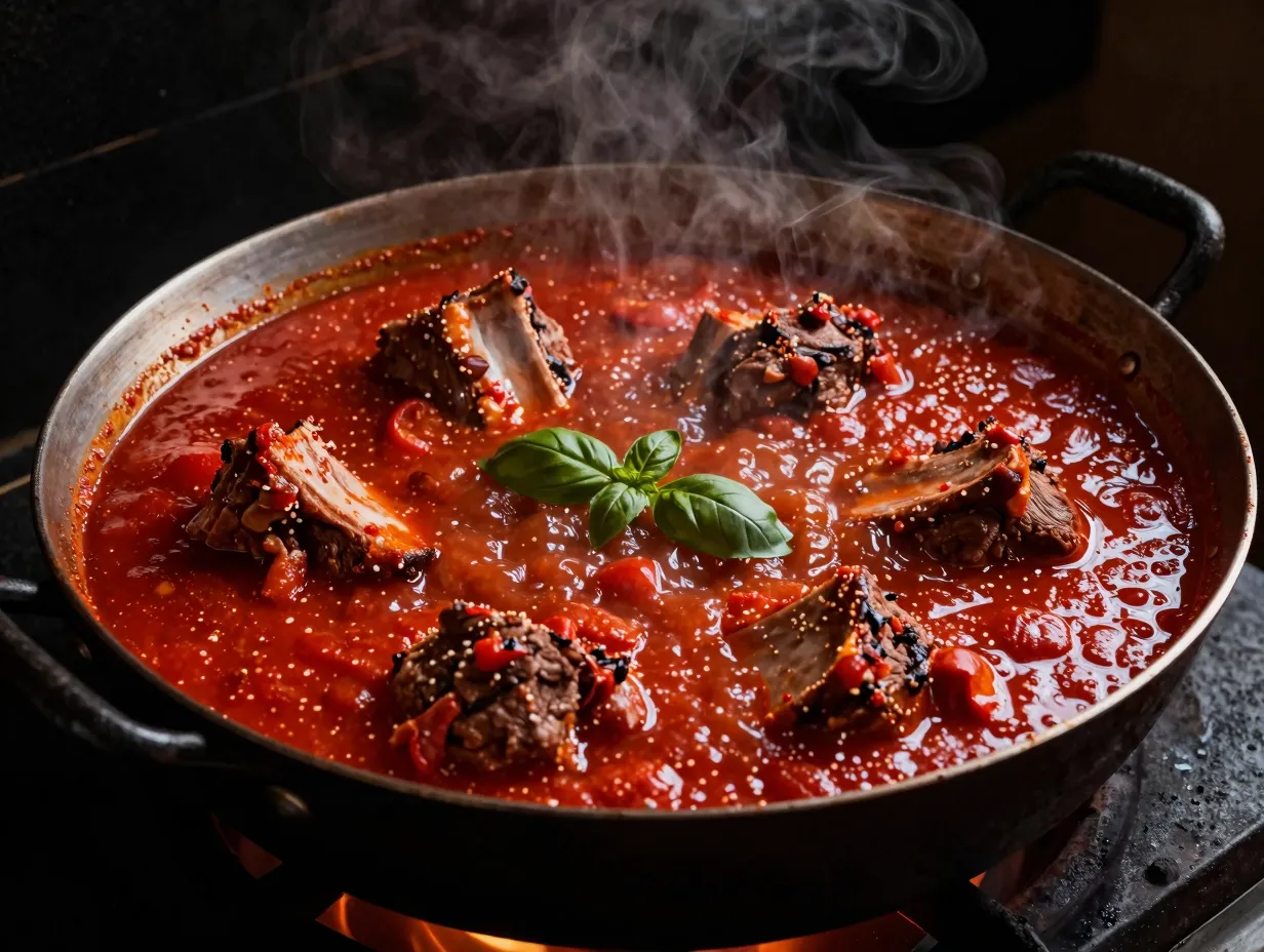 Raga alla napoletana neapolitan meat sauce