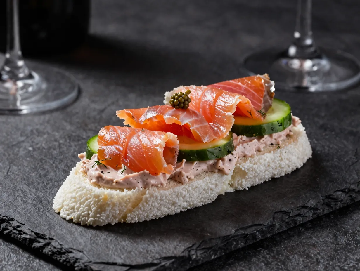 Smoked salmon and cream cheese spread