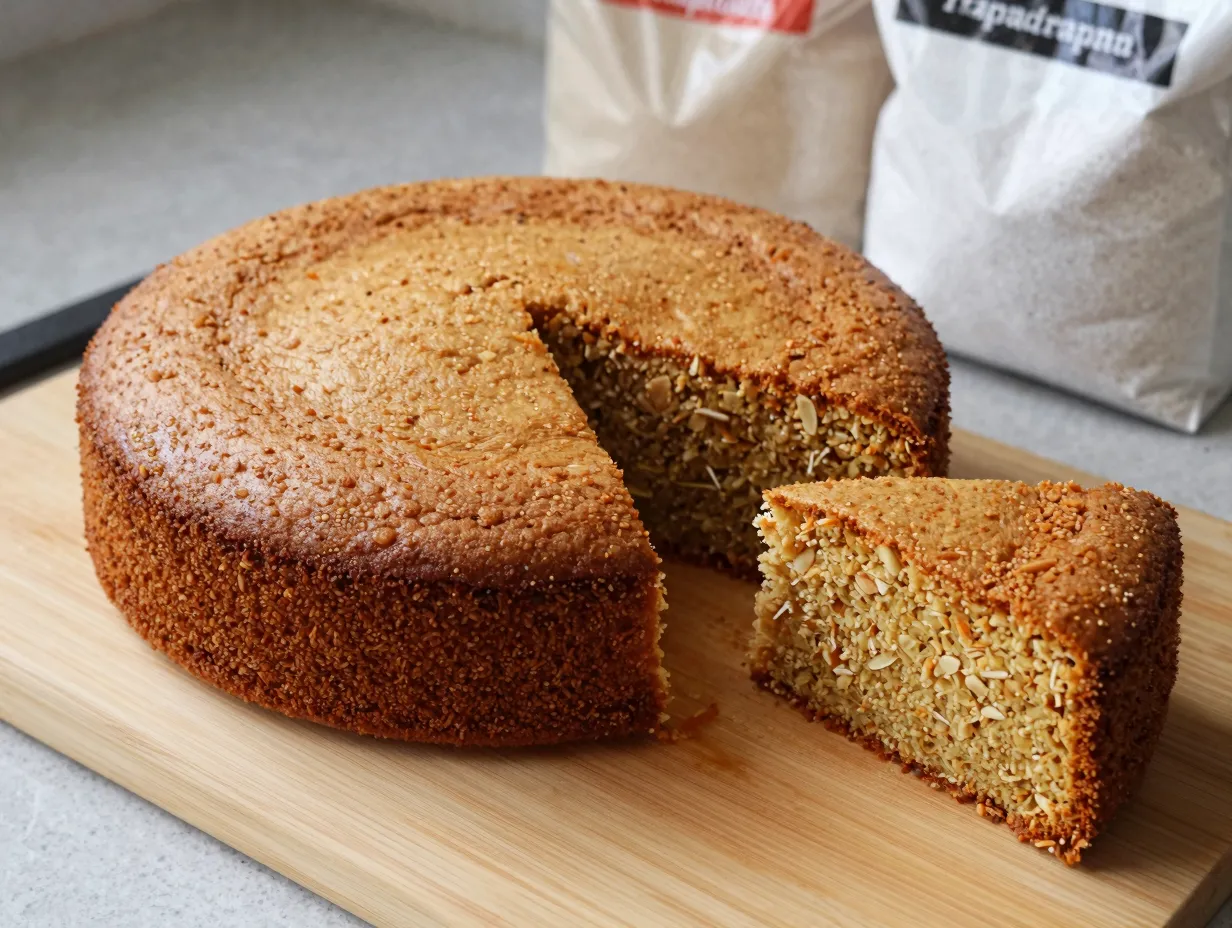 Gluten free carrot cake with almond flour