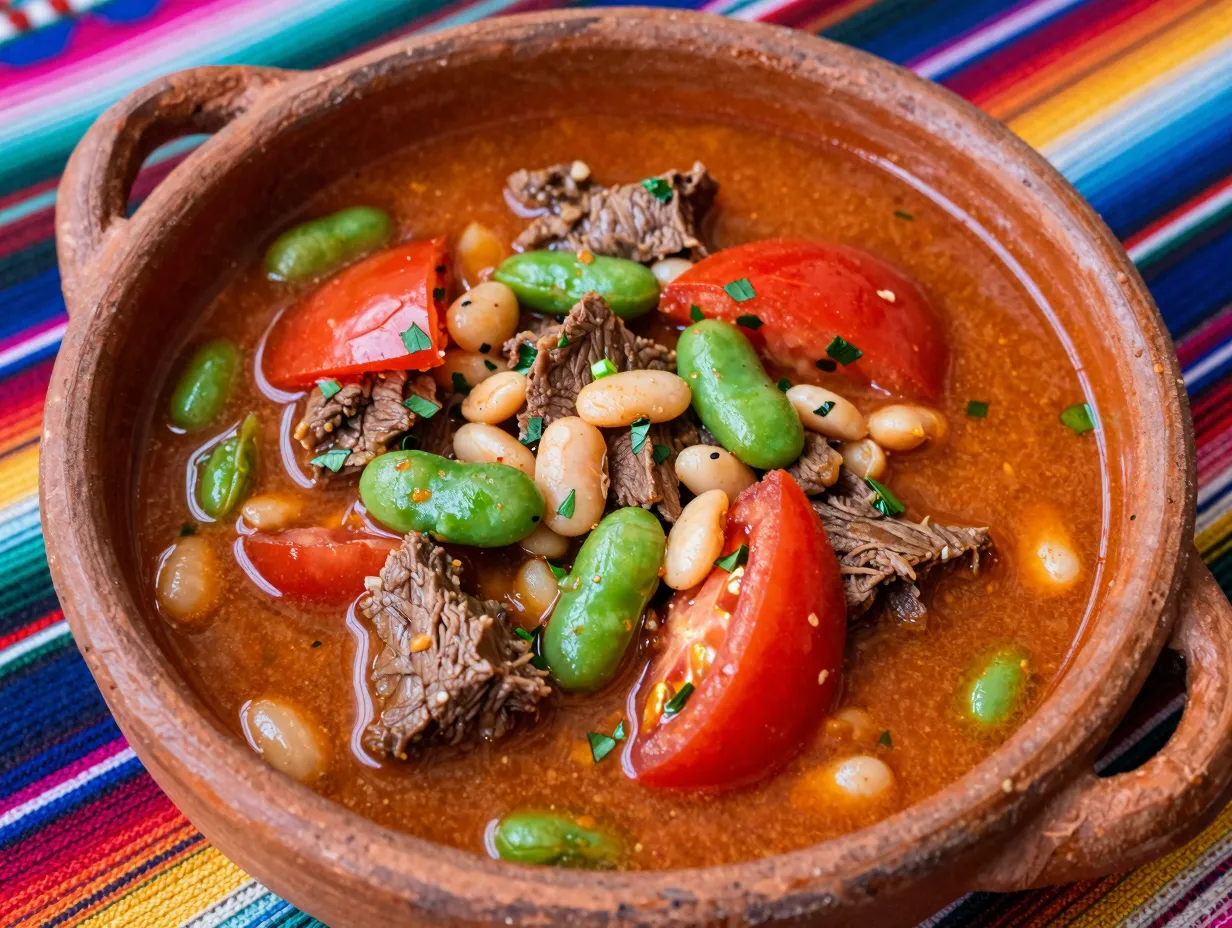 Beef estofado