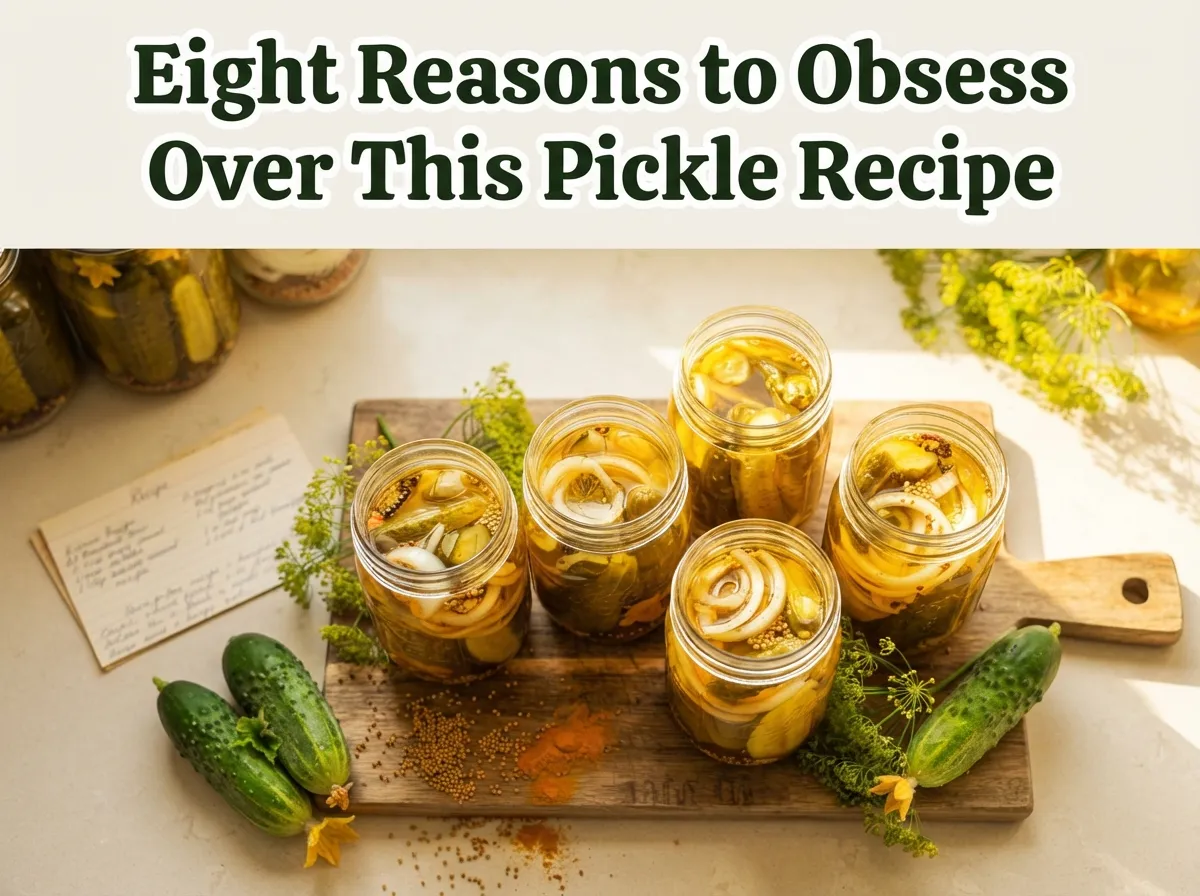 Eight reasons to obsess over this pickle recipe