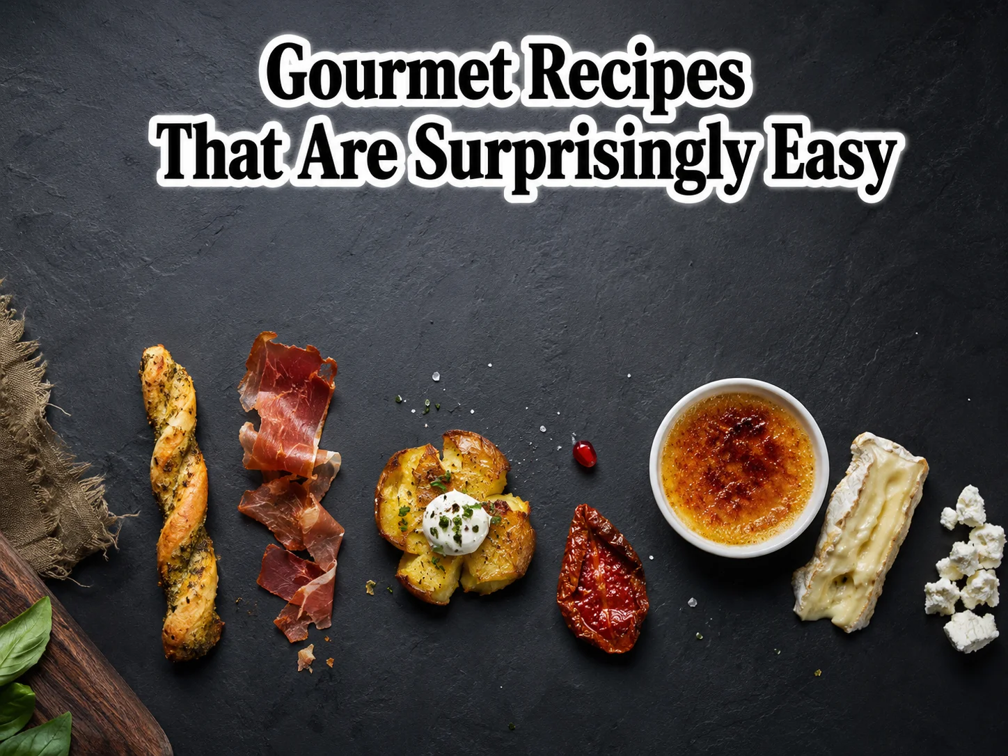 Gourmet recipes that are surprisingly easy