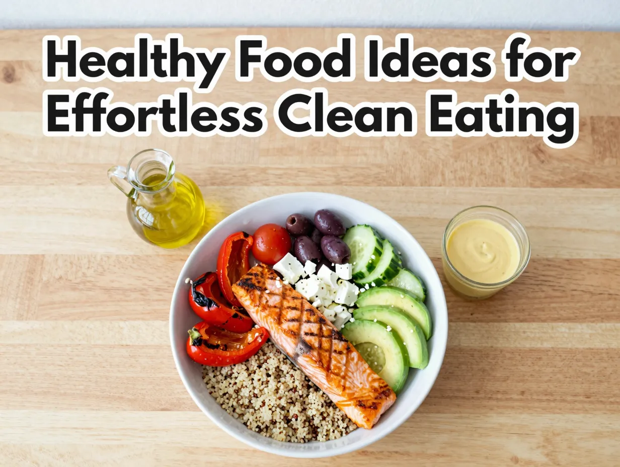 Healthy food ideas for effortless clean eating