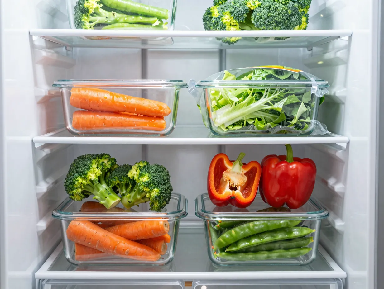 Use pre prepped vegetables as your secret weapon
