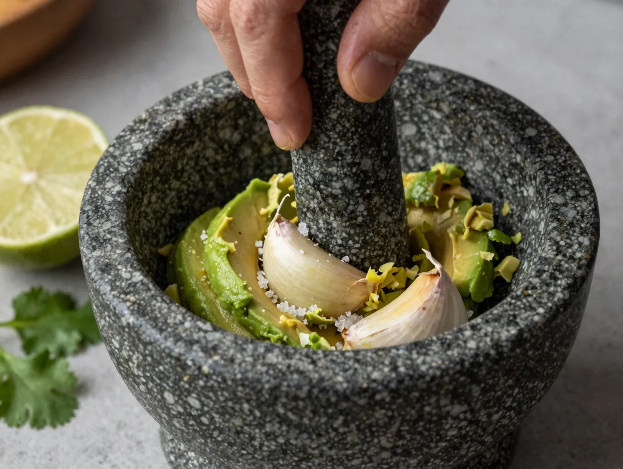 Garlic guacamole