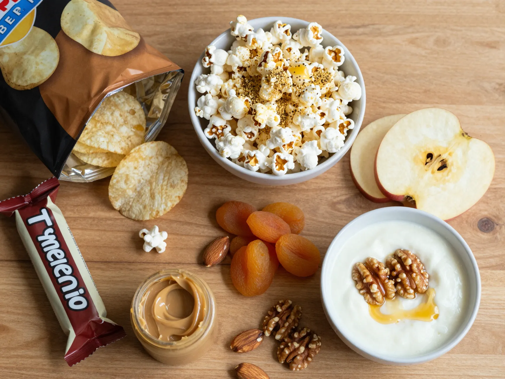 Swap ultra processed snacks for high fiber alternatives