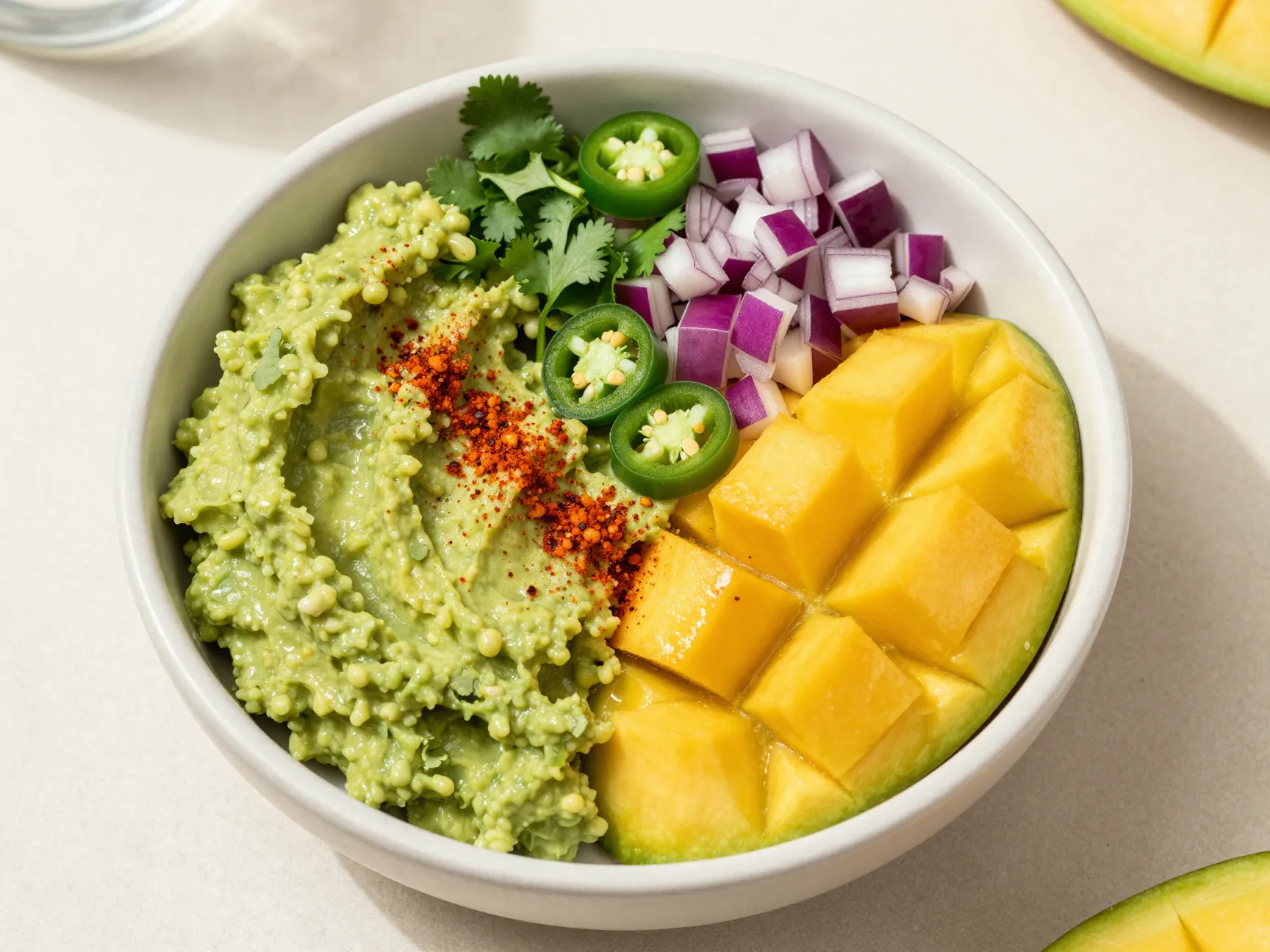 Mango guacamole