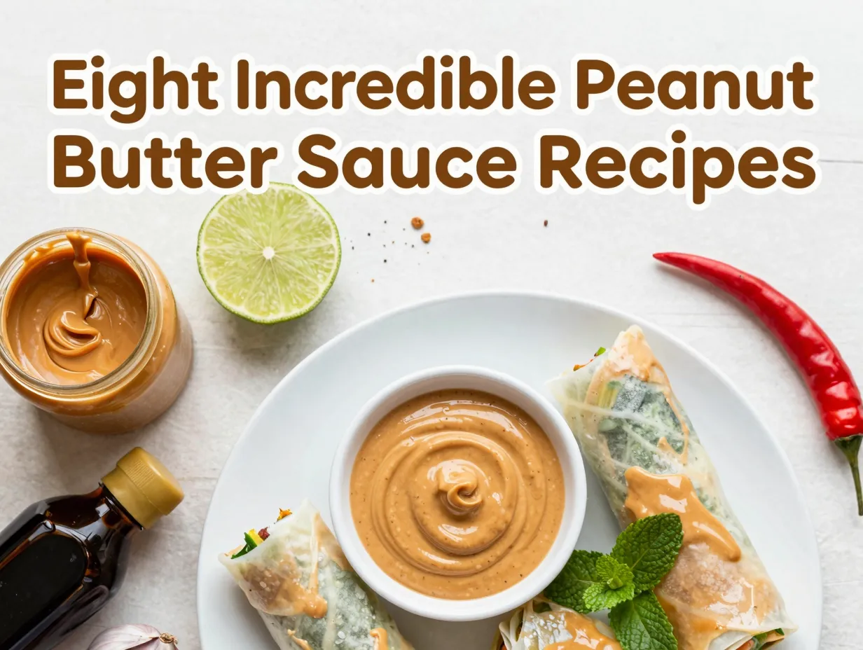 Eight incredible peanut butter sauce recipes