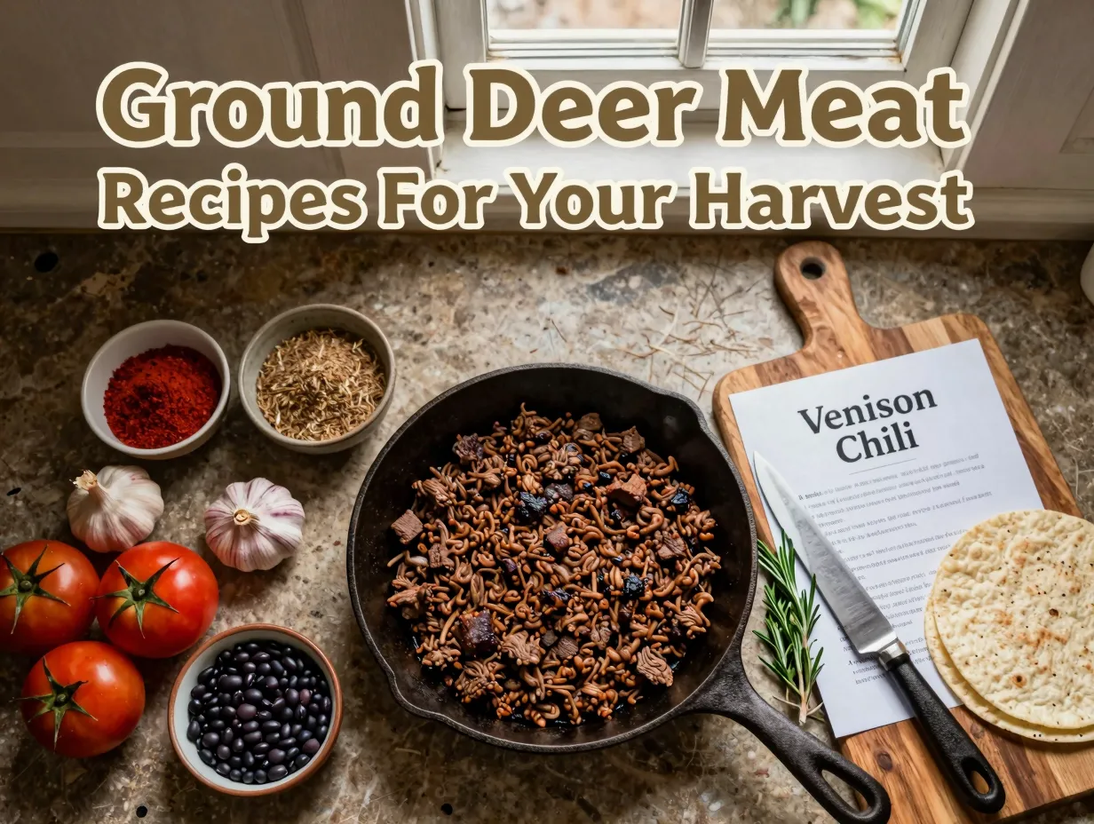 Ground deer meat recipes for your harvest