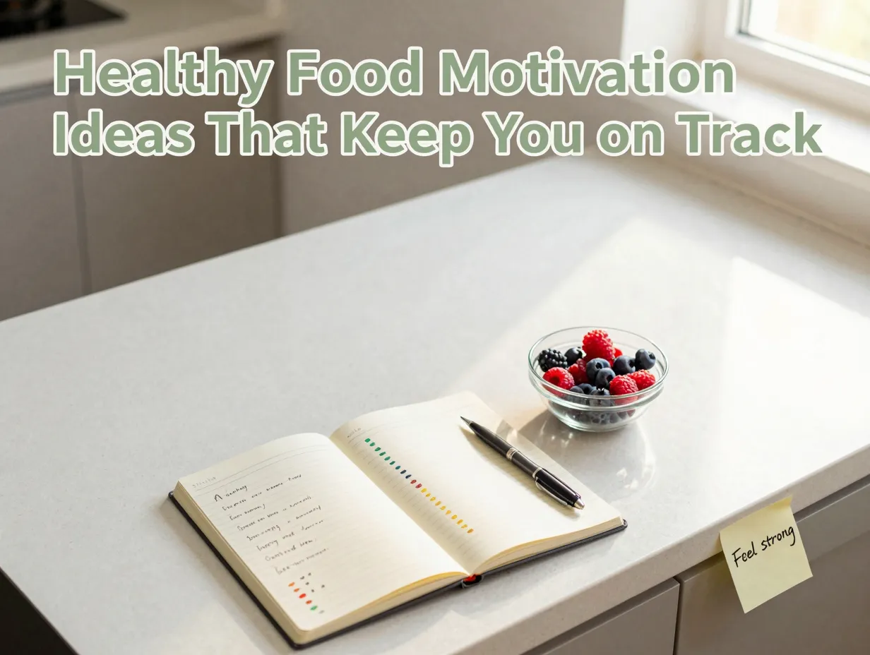 Healthy food motivation ideas that keep you on track