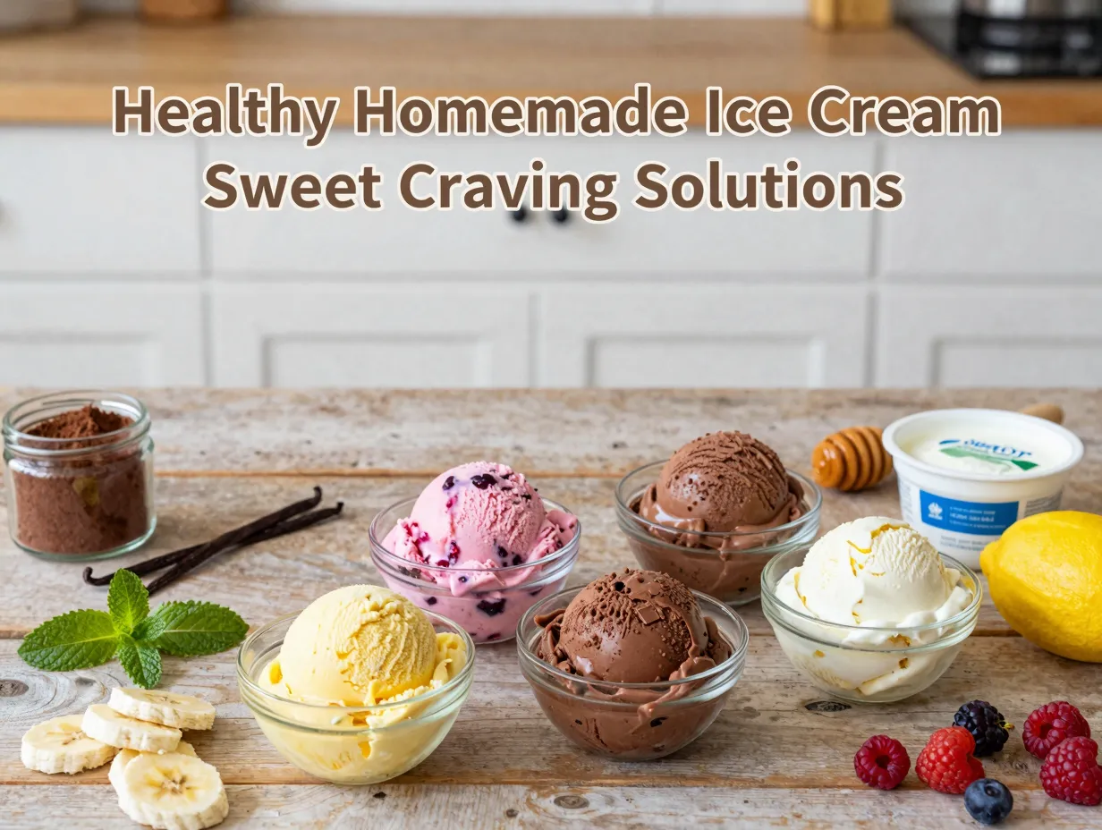 Healthy homemade ice cream sweet craving solutions
