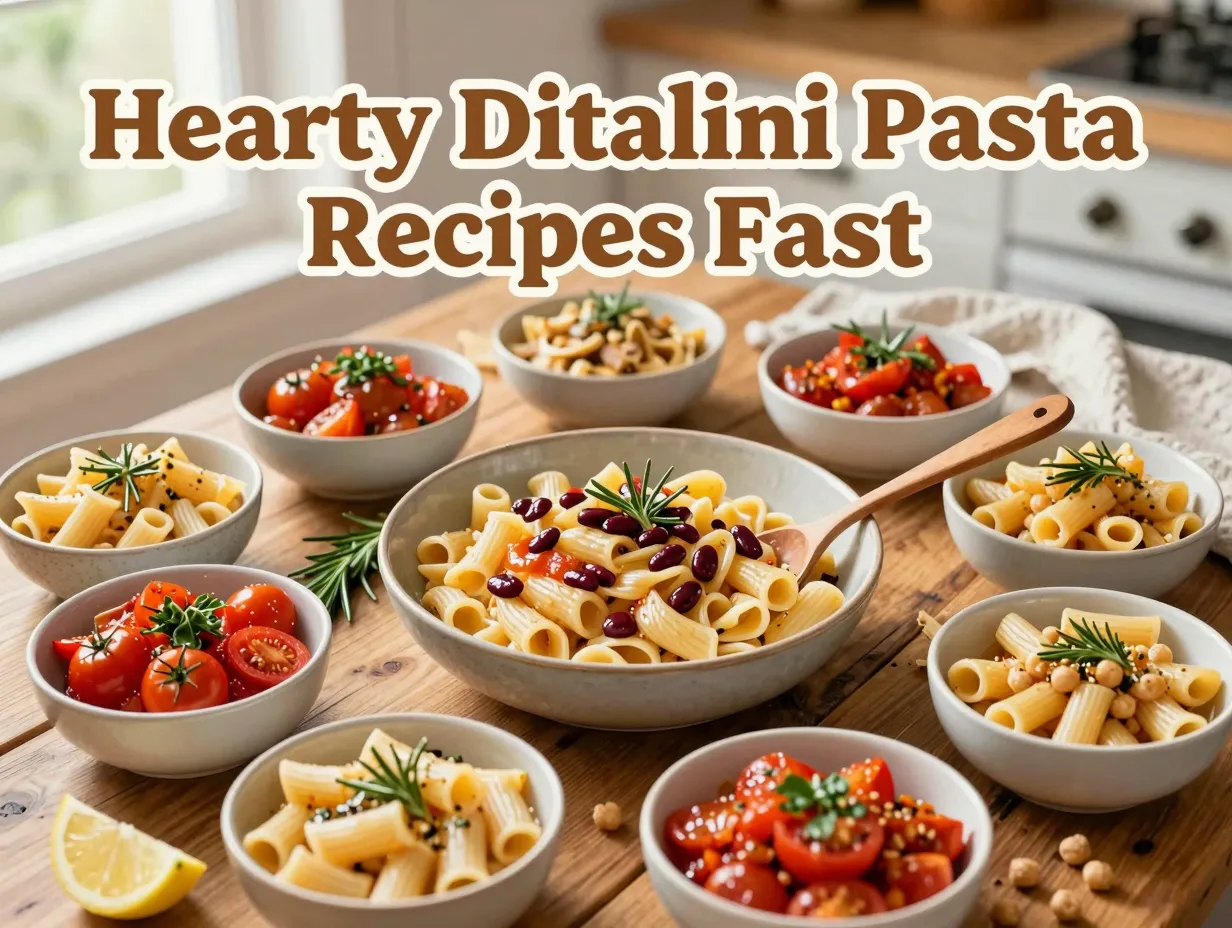 Hearty ditalini pasta recipes fast