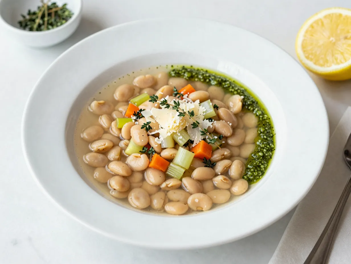 Cannellini bean soup