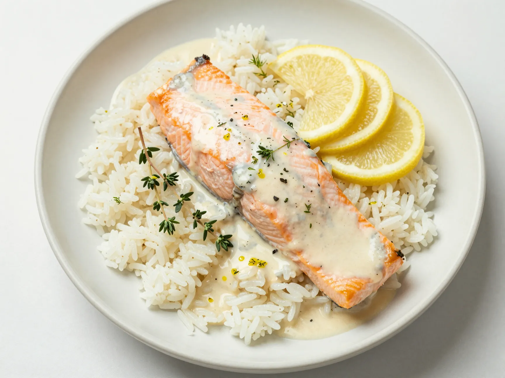 Lemon herb marry me salmon lighter version
