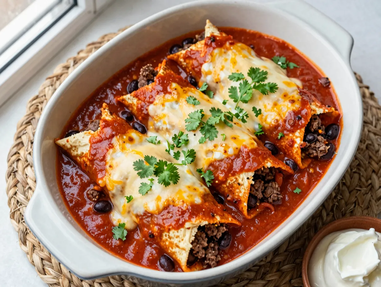 Venison enchiladas