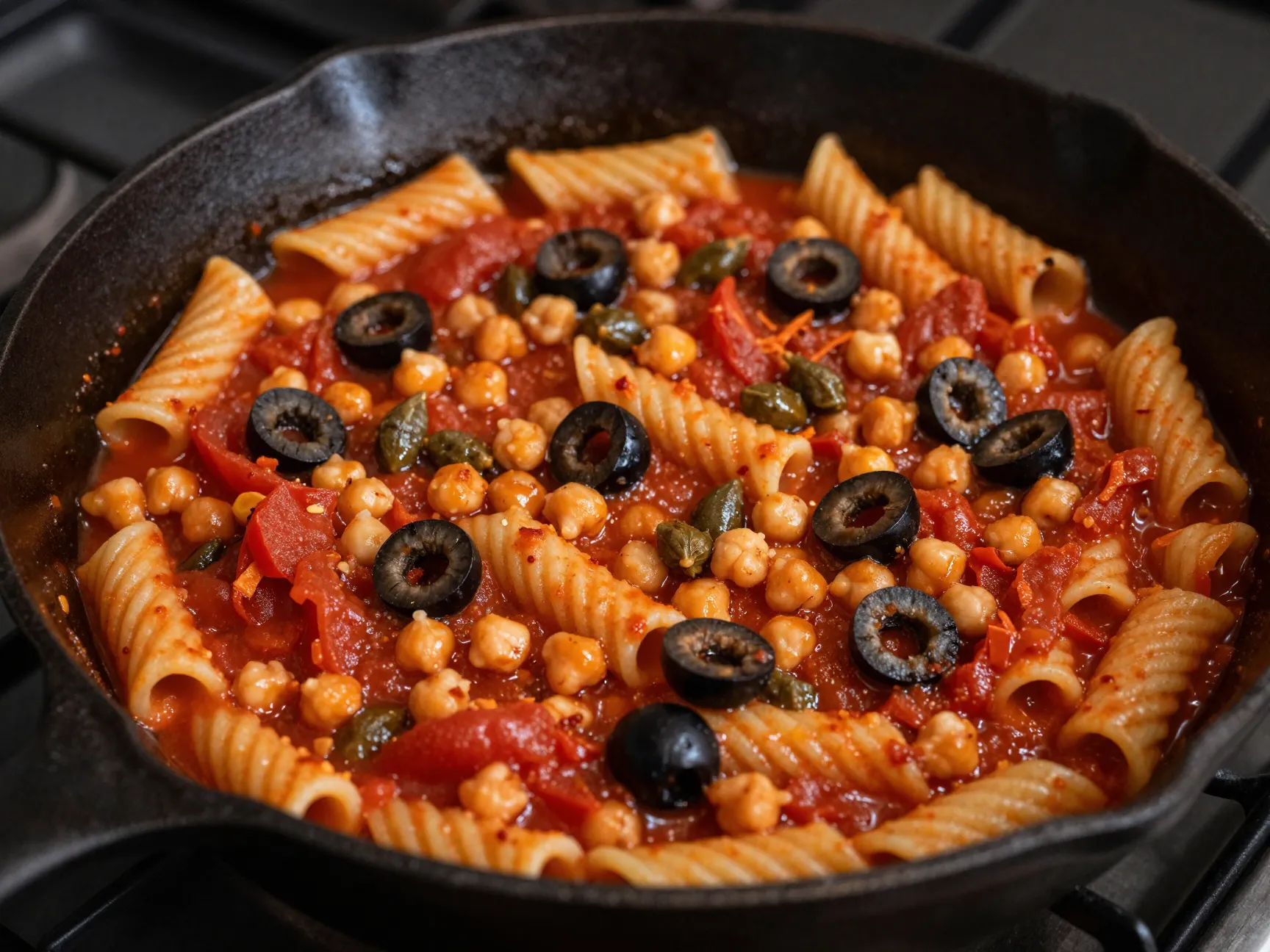 Chickpea puttanesca