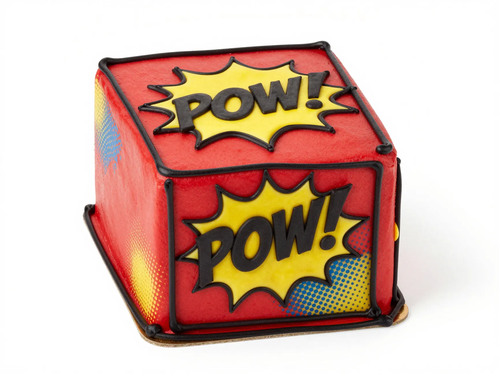 The comic book pop art cake