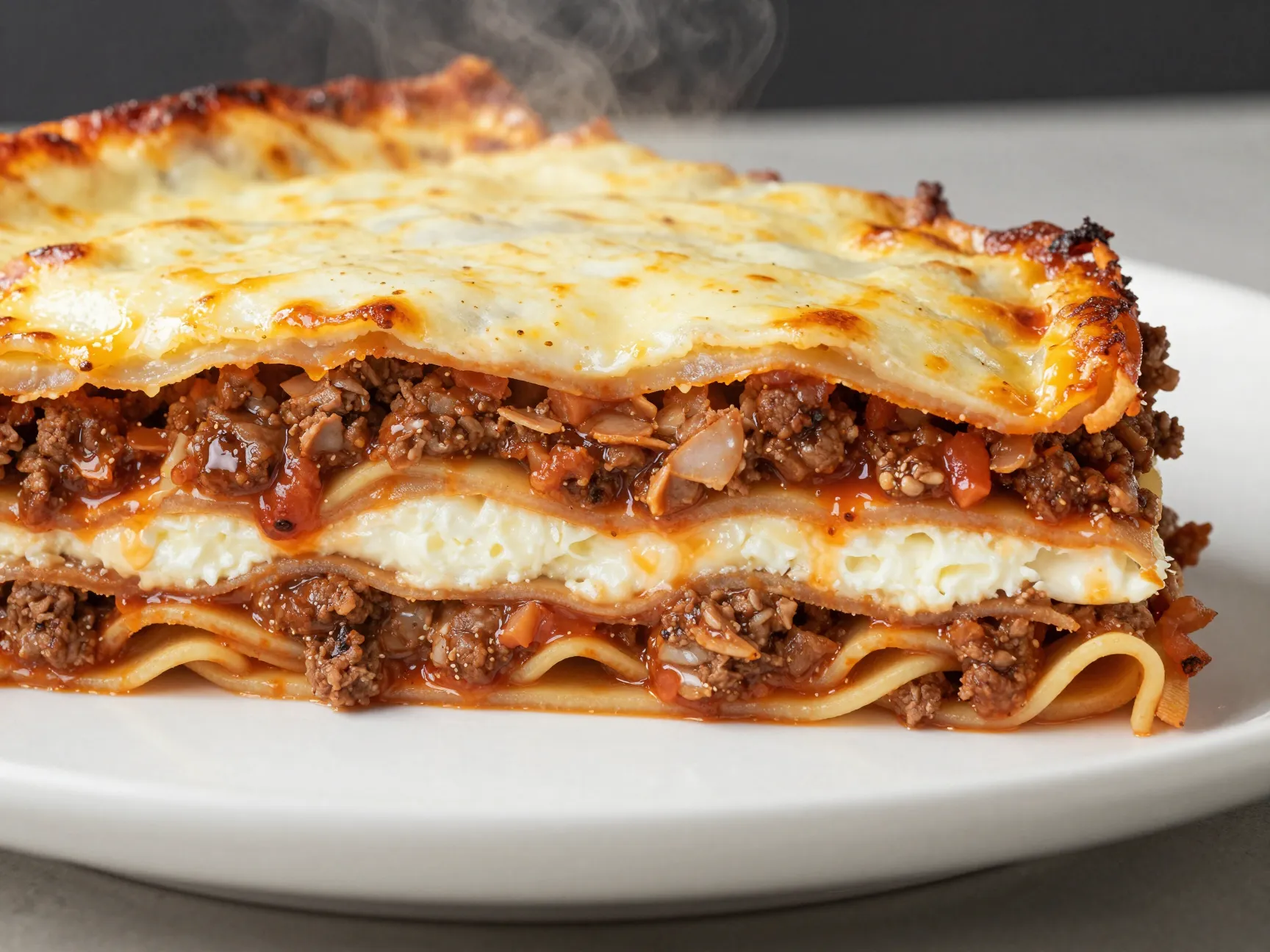 Venison lasagna