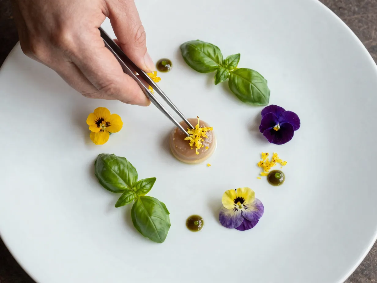 Garnish with purpose not decoration